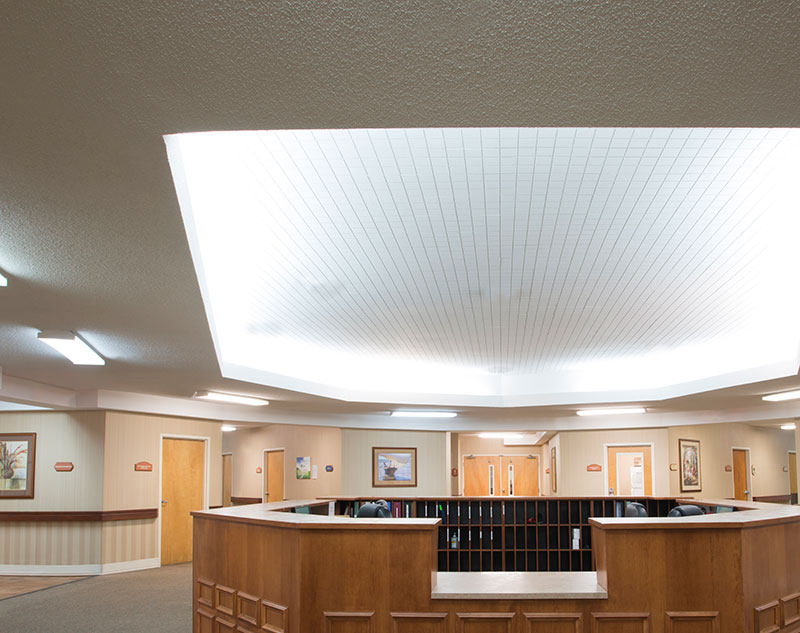 Nurses station in Salisbury, North Carolina nursing home.